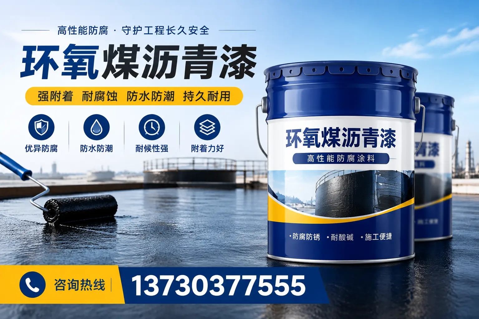 如何判断环氧煤沥青漆的质量?东丽消费者指南